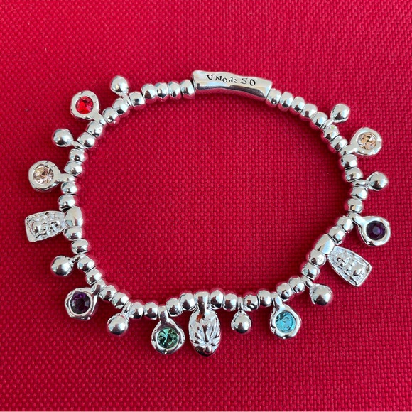 UNO de 50 Bracelet • VITALITY• Silver with Swarovski Crystals - Picture 3 of 11